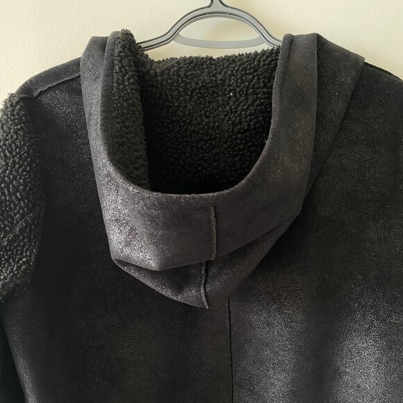 Mavi Reversible Sherpa Suede Coat - Picture 3 of 5